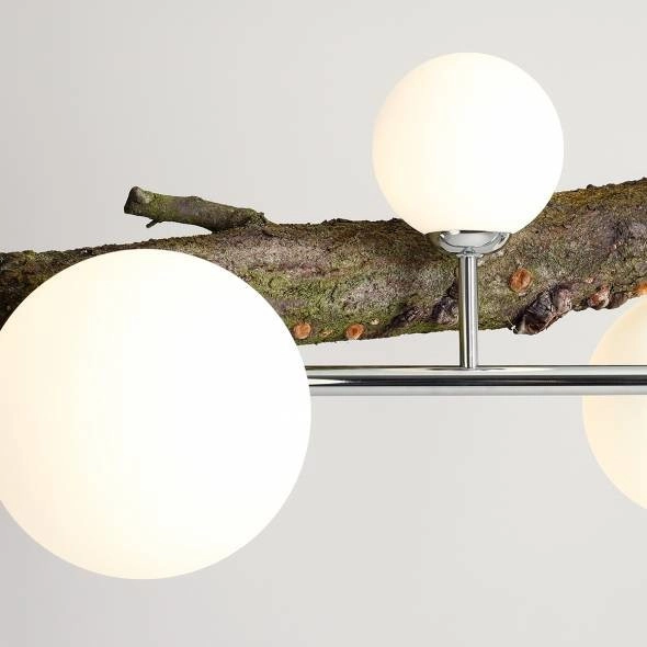 Nowoczesna lampa wisząca DIONE 1092K4 Aldex 6-punktowa chrom