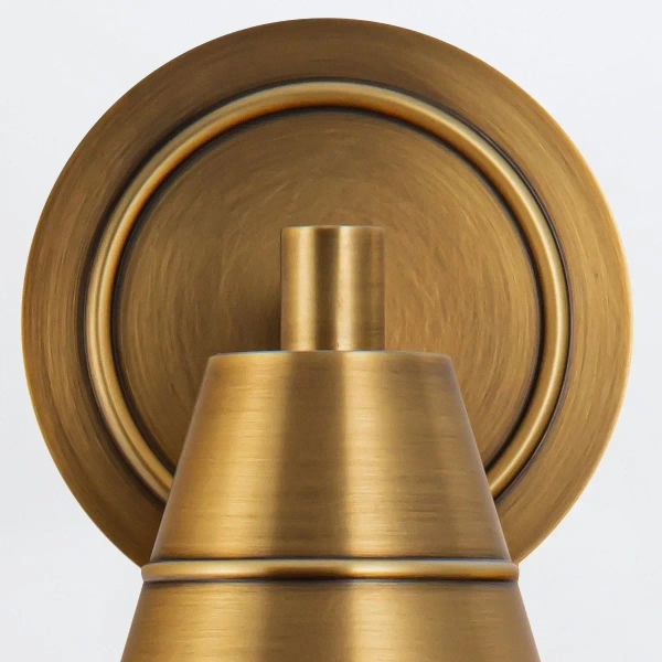 Naścienna lampa do jadalni Willard QN-WILLARD-1WB-VBS-PG mosiądz