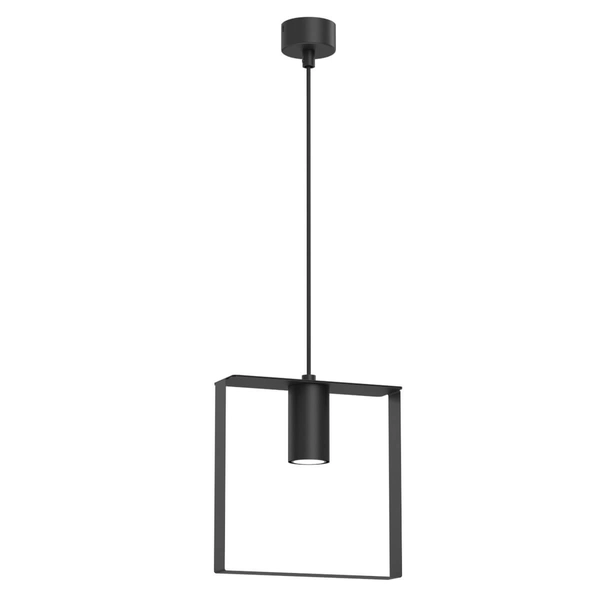 Zwisowa lampa do salonu ORTIGA 5044 Shilo metalowa czarna matowa