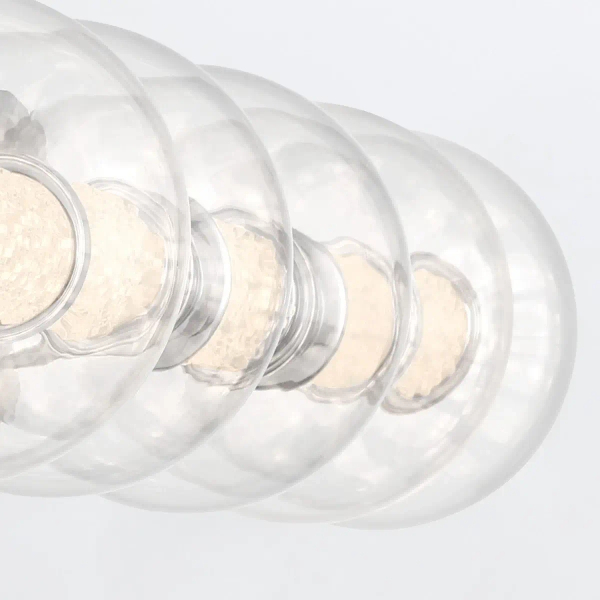 Przyścienna lampa kulista Atomo QN-ATOMO-5W-PC LED 25W 3000K IP44 srebrny
