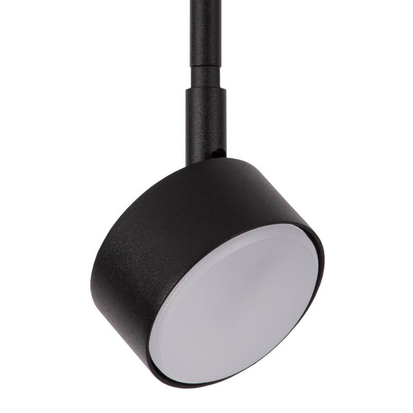Nasufitowa lampa do jadalni Nemo 40883 do regulacji krążek czarna