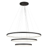 Pierścieniowa lampa wisząca Agari 5431 Shilo LED 82W 4000K natynkowa czarna