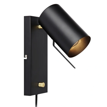 Kinkiet ścienny Carrie 106587 Markslojd regulowana tubka metalowa czarna