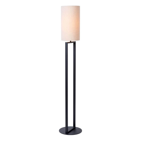 Podłogowa lampa z abażurem Herman 30762/81/38 beżowy czarny