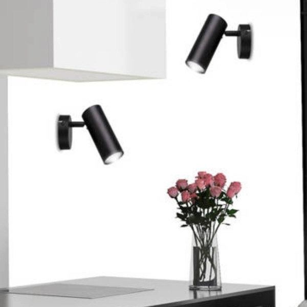 Reflektor ścienny ruchomy Colly 91-01658 Candellux spot czarny