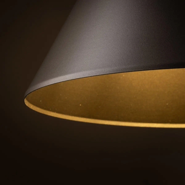 Trójkątna lampa wisząca nad stół CONO 10038 brązowy