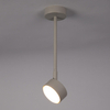 Regulowana lampa nasufitowa Nemo 40888 do przedpokoju szara