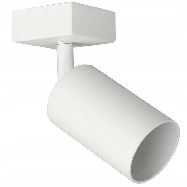 Metalowa lampa sufitowa SLP8115 regulowana tuba do pokoju biała