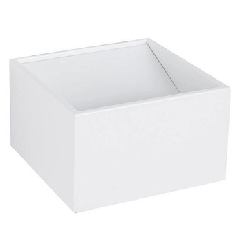 Kwadratowy kinkiet Lia 6913 Nowodvorski LED 7W 3000K kostka metalowy biały