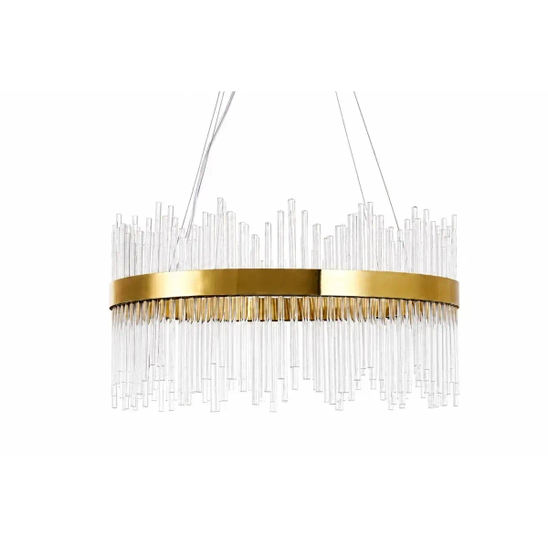 Wisząca lampa crystals HESTIA złota ST-4999-60 1xLED 35W 3000K glamour