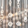 Wisząca lampa glamour Camille CAMILLE-24CH chrom przezroczysty