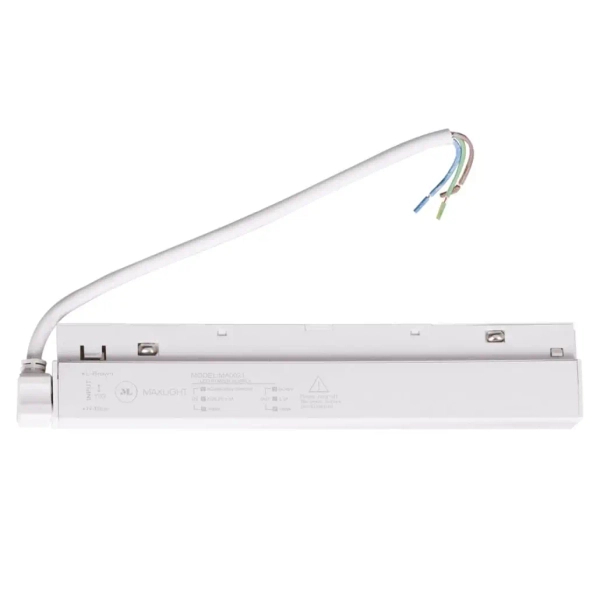 Zasilacz wewnętrzny do szyn magnetycznych 100W MA0021 biały
