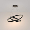 Lampa wisząca Rim MOD058PL-L100B3K LED 115W 3000K ringi czarne