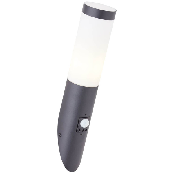 Ścienna lampa z czujnikiem Dody 90945A06 zewnętrzna IP44 czarny
