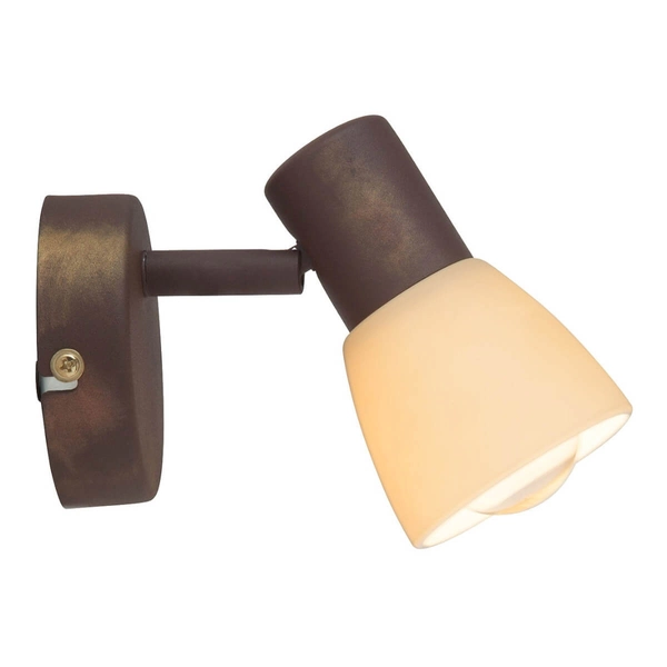 Kinkiet ścienny z regulacją Luca 35810/56 metal szkło miedziany