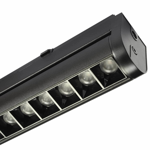 Lampa do szyny magnetycznej regulowana 969 Domeno LED 12W 4000K czarna