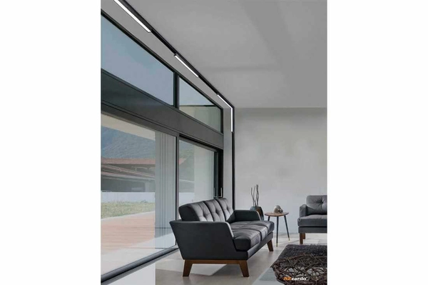 Lampa do szynoprzewodu magnetycznego Saga AZ4607 LED 24W czarna