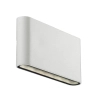 Minimalistyczny kinkiet ogrodowy Kinver 84181001 LED 8,5W 3000K IP54 biały