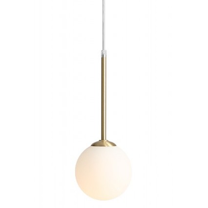 Modernistyczna kula BOSSO 1087XXS40 Aldex szklana balls mosiądz
