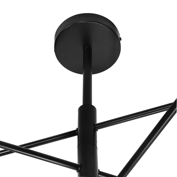 Loftowa lampa sufitowa 1118 regulowana tubki czarny