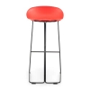 Barowy hoker CARO BAR czerwony czarny MH-007H-BR jadalniany