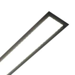 Lampa liniowa podłużna Lupinus 2120016103-1 Elkim LED 56W 3000K czarna