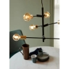 Wisząca lampa nad stół JOSEFINE 48933003 do salonu czarny mosiądz