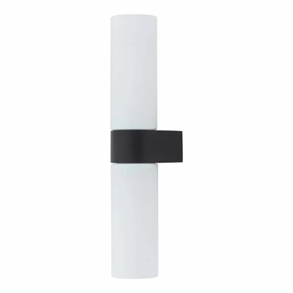 Kinkiet ścienny łazienkowy Natalie 10728 IP44 tuba metalowy szklany biały