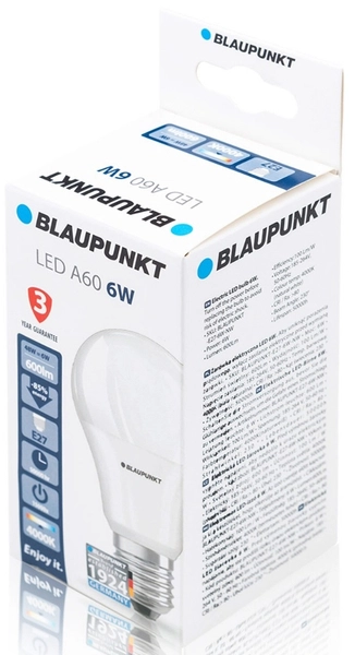 Zestaw ledowych żarówek E27-6W-NW-10 10 szt 6W białe