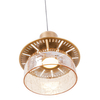 Zwieszana lampa sypialniana SIGNATURE P0601 Maxlight LED 8W 3000K mosiądz przezroczysty