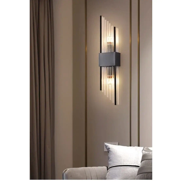 Kinkiet ścienny SLASH CGSLASH szklany do przedpokoju złoty