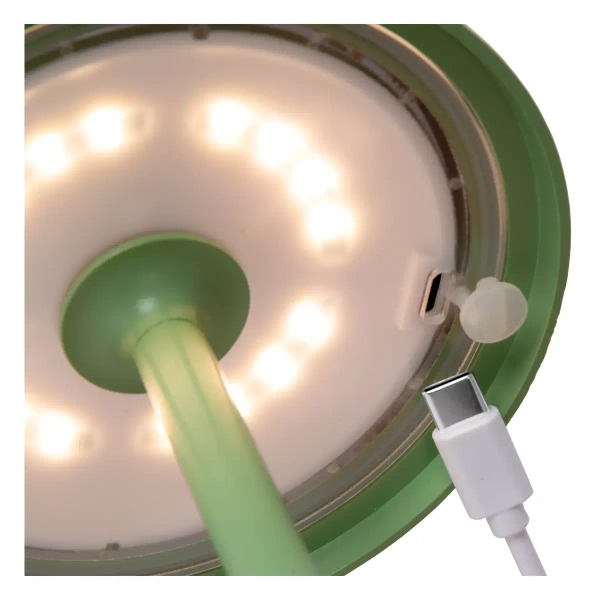 Zewnętrzna lampa stołowa JOY 15500/02/33 Lucide LED 1,5W 3000K IP54 zielona