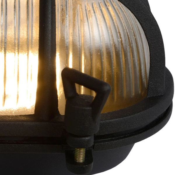 Ogrodowa LAMPA ścienna DUDLEY 11891/20/30 Lucide zewnętrzna OPRAWA outdoor industrialna IP44 czarna