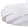 Skandynawska lampa sufitowa Vento 1132 Zumaline biała