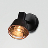 Loftowa lampa ścienna NERIA 91-81384 regulowana metalowy czarny miedziany