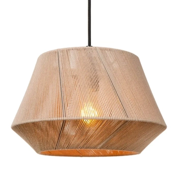 Wisząca lampa z abażurem Jessica 10421/30/36 Lucide bawełniana szara czarna