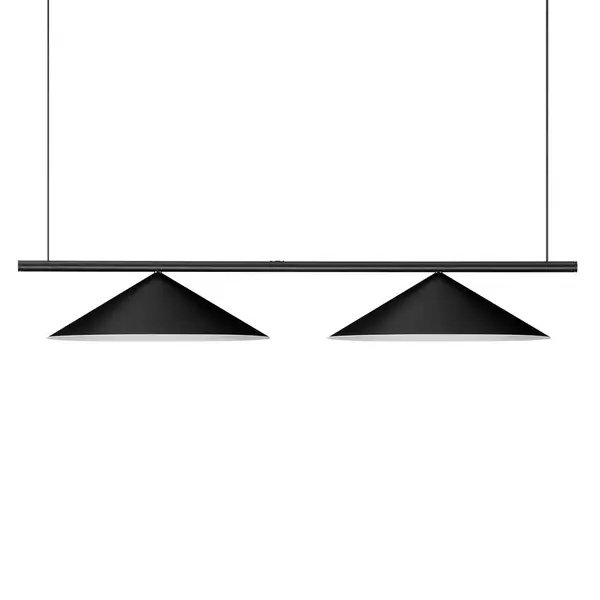 Wisząca lampa stożek ZOLBINO LE45423 LED 24W 3000K czarny