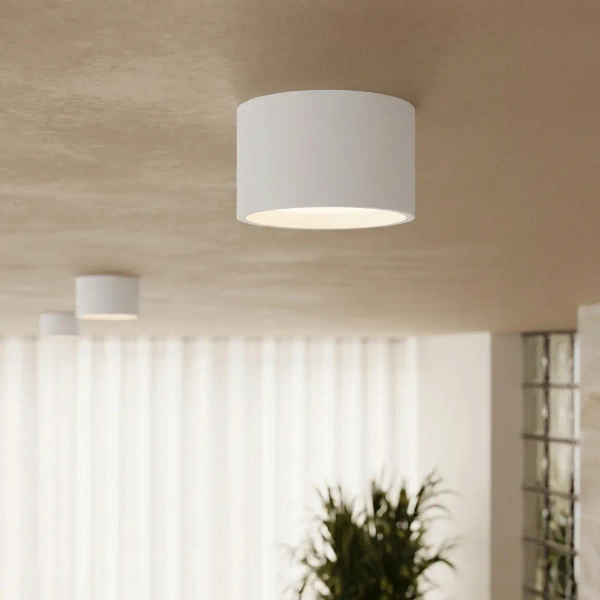 Biała tuba sufitowa MODO SL.2434 1xGx53 minimalistyczna lampa