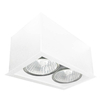 Sufitowa lampa Cage 1081 Shilo natynkowa blok minimalistyczna biała