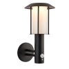 Elewacyjna lampa Tarrow 106467 LED 1,7W 3000K czujnik PIR IP44 czarna