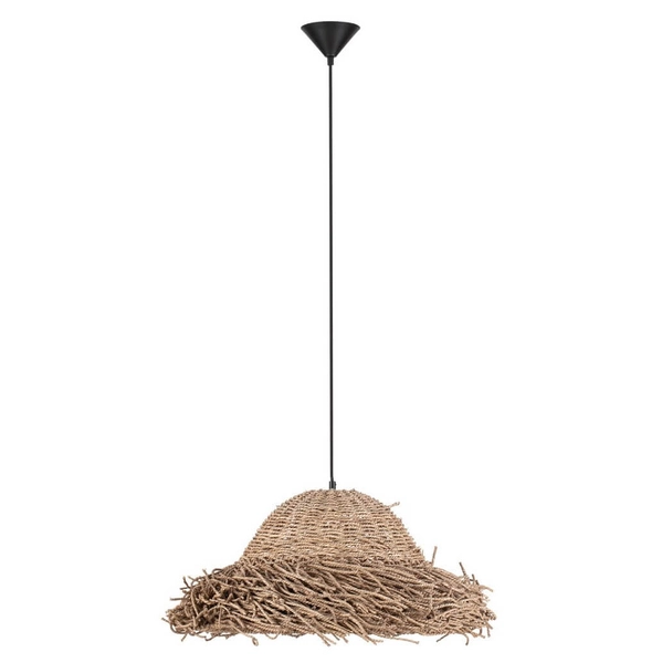 Wisząca lampa z trawy morskiej ALLENDE LE44491 boho beżowy