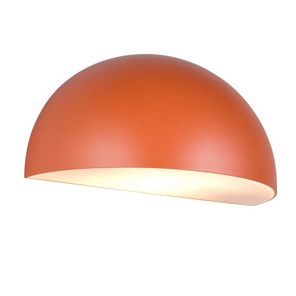 Ścienna lampa metalowa MAAS 262460140 kopuła IP44 pomarańczowa
