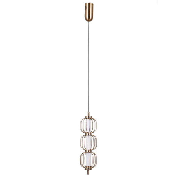 Wisząca lampa industrialna Pedro PND-34405-3V-HBR LED 36W 3000K złoty