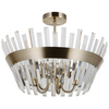 Lampa sufitowa Altoya PND-22450-5-ABR Italux crystals przezroczysta