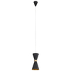 Kuchenna lampa wisząca CORNET P0330 LED 5W 3000K metal czarna złota