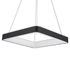 Wisząca lampa nowoczesna Giacinto square LED 50W 4000K czarna