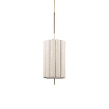 Wisząca lampa ekologiczna Natura NAT-ZW-2 (ZM) nad stół beżowa