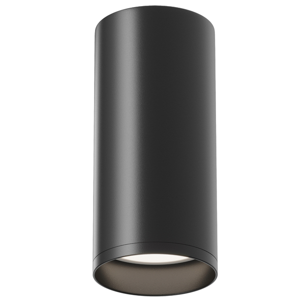 Lampa sufitowa downlight Focus C010CL-01B Maytoni spot tuba czarna