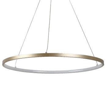 Wiszący żyrandol ledowy Beliza 72347 LED 55W 3000K pierścień złoty