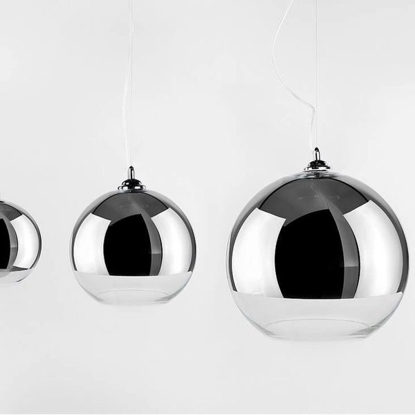 Kaskada lampa wisząca Silver Ball 5-punktowy zwis chrom